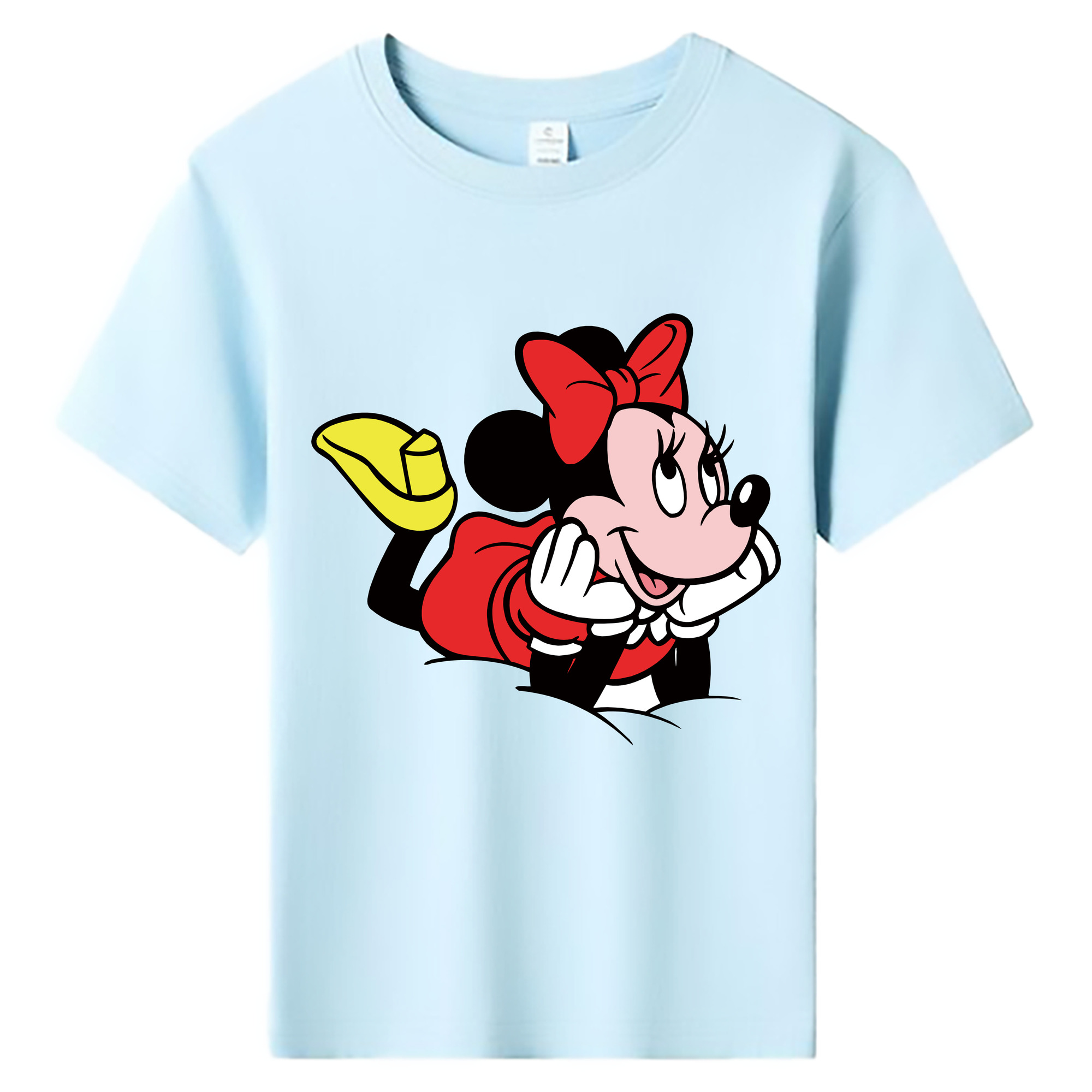 ミッキーマウス Mickey Mouse 綿100％キッズTシャツ（フロントプリント）